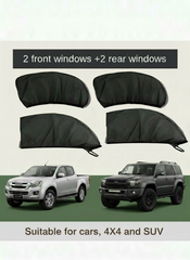 Universal Car Window Mosquito Net – Mesh Sun Shade & UV Cover